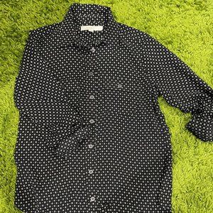 Slim Patterned Button-down